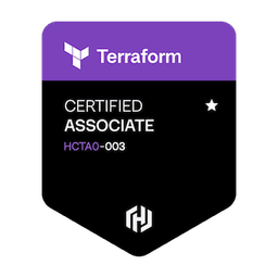 HashiCorp Terraform Associate badge